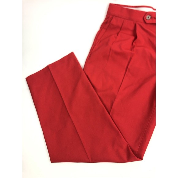 Vintage 1980s Chip Beck Golf Pants Red Size 34x29s Rare USA Made - Picture 3 of 9